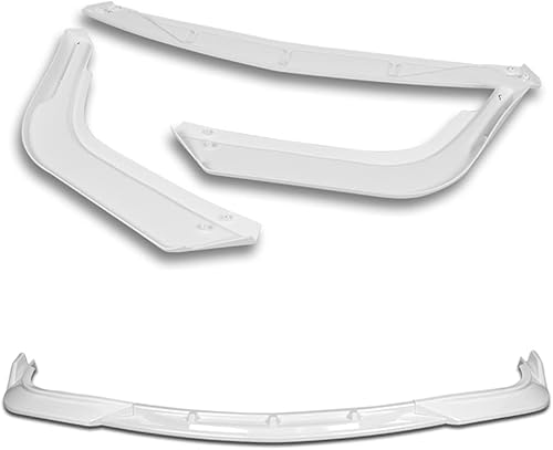 Miniatura 9 de Q1-TECH, borde de parachoques delantero compatible con Infiniti G37 Coupe2DR 2008 - 2013, alerón de borde delantero para parachoques delantero, kit