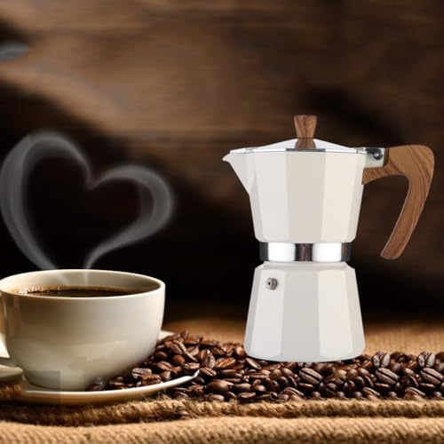 Cafetera de aluminio de alta eficiencia y soporte para café estable 4
