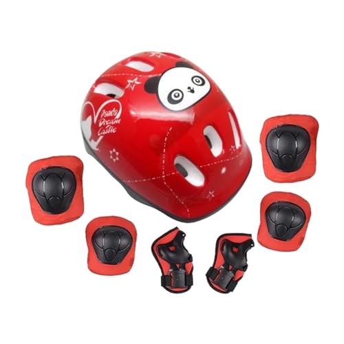 Pegciuho Bike Set - Protective Gear for Outdoor Activities, Red