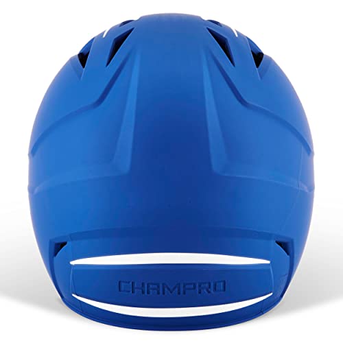 CHAMPRO HX Legend Plus Performance Baseball Batting Helmet with Removeable Jaw Guard in Two-Tone Color Matte Finish by CHAMPRO - Image 4
