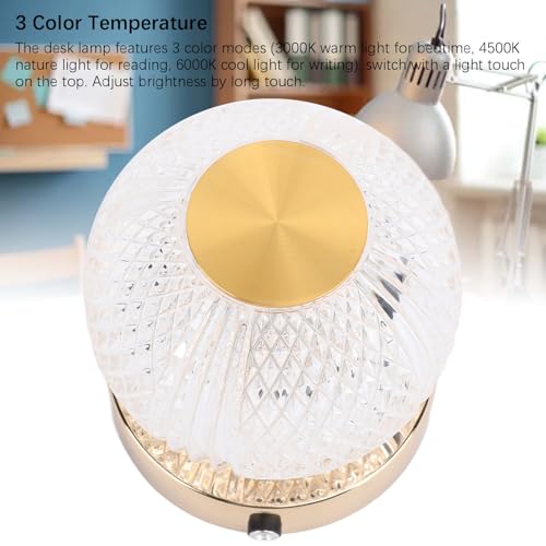 Lampe rechargeable sans fil à intensité variable continue Pilipane en fer et PC 393G