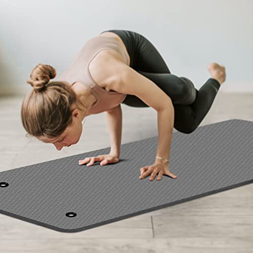 Lfs Large Yoga Mat - 72"X 31.5" X 2/5 Inch, Extra Wide And Extra Thick Non Slip Exercise & Fitness Yoga Mat With Band And Yoga Bag ，For All Types Of Yoga Outdoor Practice, Pilates & Floor Workouts #TOP2