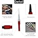 BOCEUC Piercing Clip Test Probe, 0.7mm Test Probe Pins, Non-Destructive Insulation Wire Piercing Needle, Piercing Probes Set for Banana Socket Plug Car Tester (4 Pcs)