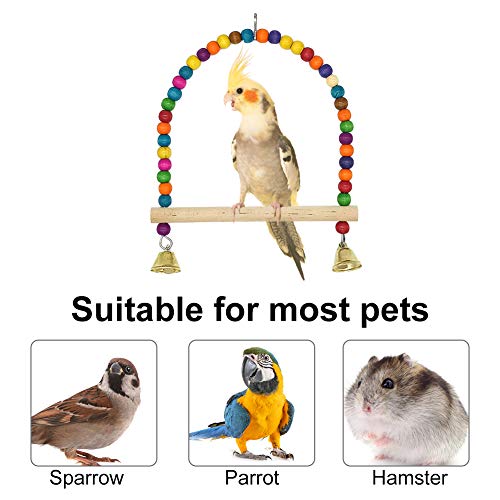 EQLEF Giochi per Uccelli Pappagalli, Giocattoli