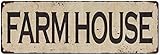 Farm House Vintage Look Reproduction Metal Sign 6x18 6180518