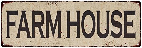 Farm House Vintage Look Reproduction Metal Sign 6x18 6180518