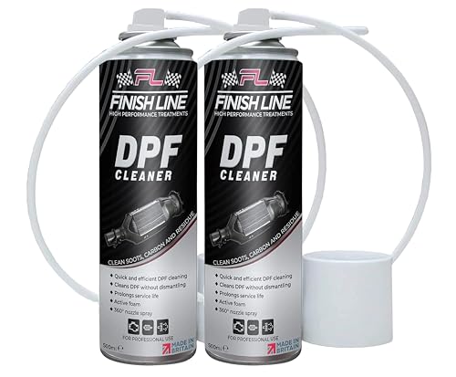Finish Line Diesel Particulate Filter Cleaner 500ml Professional DPF and EGR System Cleaner Made in Britain Pack of 2