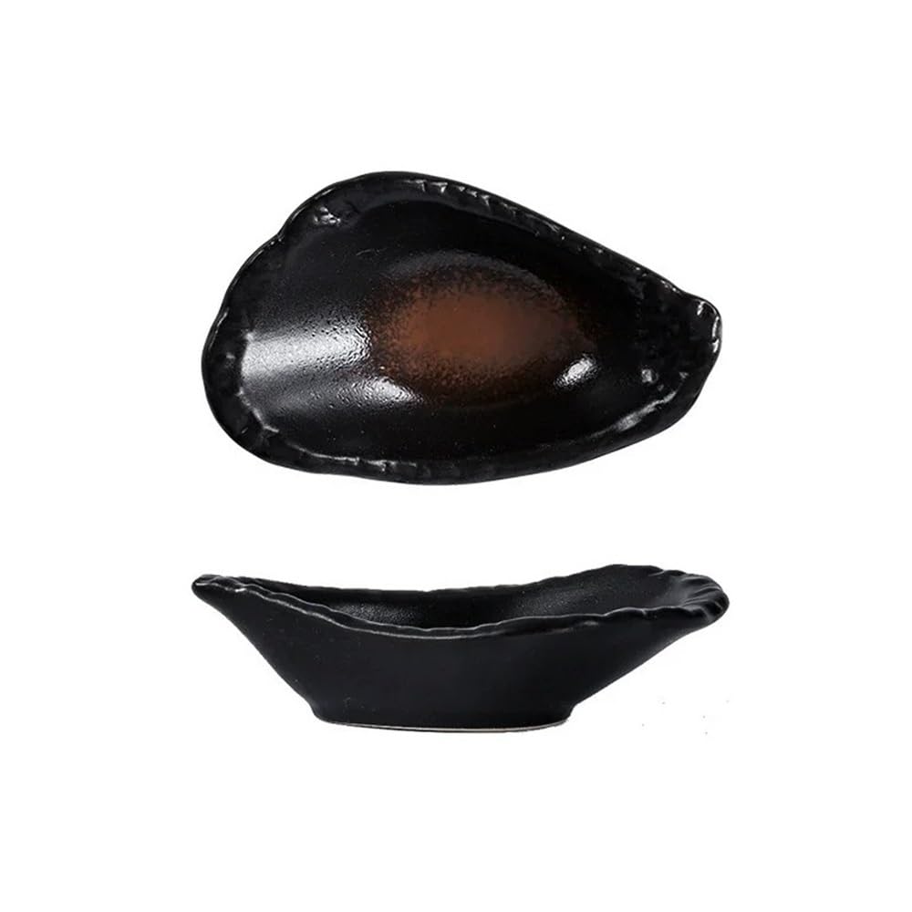 Cenz-888 Snack Dish Sauce Dishes Ceramic Barbecue Dipping Fruit Dessert Plates Kitchen Tableware