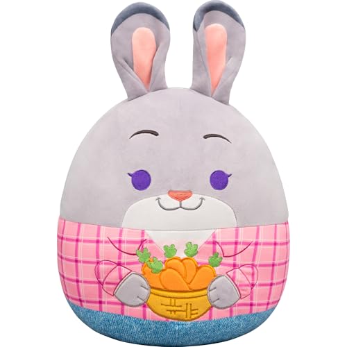 Squishmallows Original 12in Disney Judy Hopps with Carrots – Official Jazwares Plush (Medium-Sized) - image 1