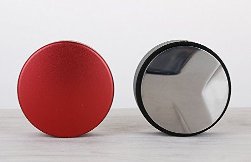 Nuevo 3 trébol de la hoja base Palm tampers café nivelador de macarons Tamper Proof para Espresso café motivos – 58 mm negro - Imagen 4
