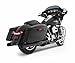 Rinehart 100-0101 Black Xtreme 3.5" True Dual Exhaust System fits 2009-2016 Harley FLH/FLT Touring models