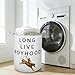 TAZSWDMM Western Rodeo Cowboy Laundry Basket Hamper, Cowboy Nursery Decor, Long Live Boyhood Foldable Clothes Toys Books Storage Box Bins Baskets Organizer for Kids Boys Bedroom Bathroom Playroom