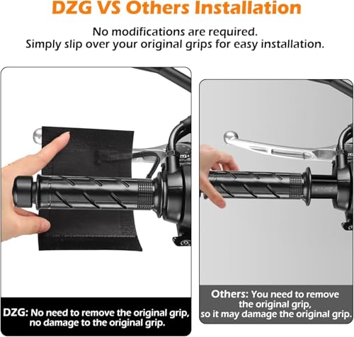 Fundas de agarre térmico para motocicleta de 12V impermeables IP67 TECTICO 6