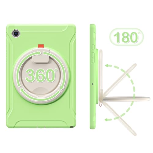 Coque antichoc Samsung Tab A8 protège écran et coins contre chutes enfants vert matcha - 7