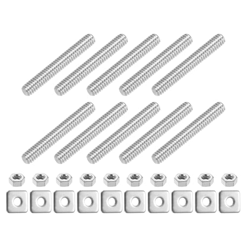 uxcell 1/10.2 cm-20 UNC SS˂_ 10 304XeXX`[˂˂ 1.85C` Ep˂ pbV[t Ƌtp gݗČŒ