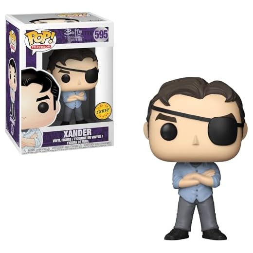 Funko Xander (Chase Edition): Buffy The Vampire Slayer x POP! TV Vinyl Figure & 1 POP! Compatible PET Plastic Graphical Protector Bundle [#595/25197 - B]