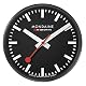 Bahnhofsuhr Mondaine A990.Clock.64SBB 25 cm in Schwarz