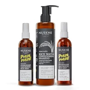 NUSKHE BY PARAS Whole Month Combo Of 2 Hair Mist And 1 Shampoo, 450 Grams