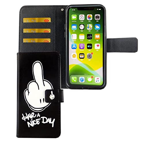 Étui pour iPhone 11 Pro Max König Design en cuir noir