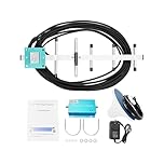 Cell Phone Booster for Home, Cell Phone Signal Booster Kit, Signal Amplifier for Canada - Up to 538.2-2152.8 Sq Ft, for Band 12/17, 13, 5, 4/66, 2/25