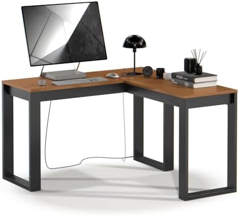 Mesa Escrivaninha Para Home Office Berlim Em L Estilo Industrial ...