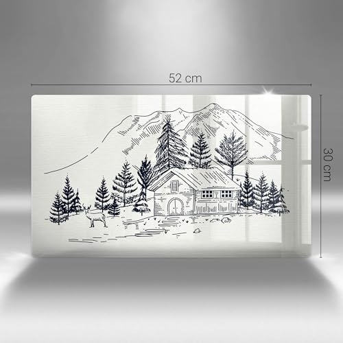 Planche à découper 52x30cm Wallfluent Cuisson Résistance multifonctionnelle durable - 7
