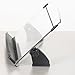 In-Line Adjustable Desktop Copyholder, Plastic, 150 Sheet Capacity, Black/clear