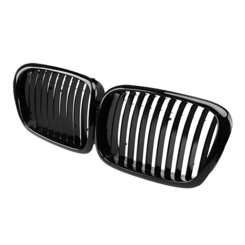 Sustituye la vieja rejilla del coche con este recambio frontal de riñón negro brillante