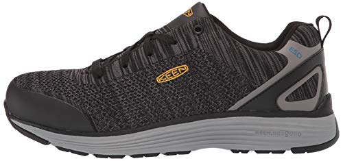 Keen Utility Men's Sparta Low Alloy Toe Esd Work Shoe, Black/Grey Flannel, 10.5 Medium Us #TOP7