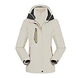 ★Design: Die äußere wasserdichte und winddichte Skijacke wird mit der inneren Fleecejacke kombiniert. Die weiche und atmungsaktive Fleece-Innenjacke sorgt für hervorragende Wärme und hält Sie bei kaltem Wetter im Freien warm und bequem.