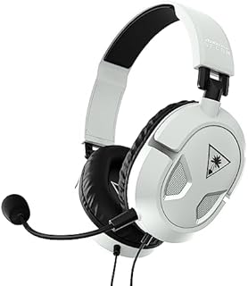 Turtle Beach Recon 50 Biały/Czarny przewodowy wieloplatformowy zestaw słuchawkowy do gier na Xbox Series X|S, Xbox One, Nintendo Switch, PS5, PS4, PC & urządzenia mobilne