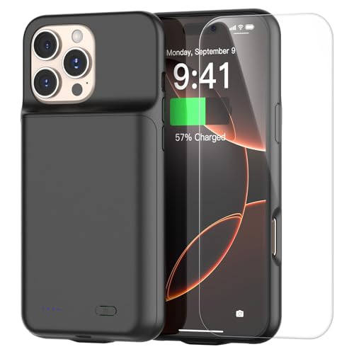 Custodia con batteria da viaggio per iPhone 16 Pro Max 6.9 pollici 2025 nuova durata della extra da 7000 mAh ricarica rapida 15 W custodia di esterna ricaricabile portatile con