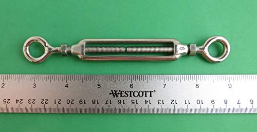 10 peças de aço inoxidável (316) M6 (1/4