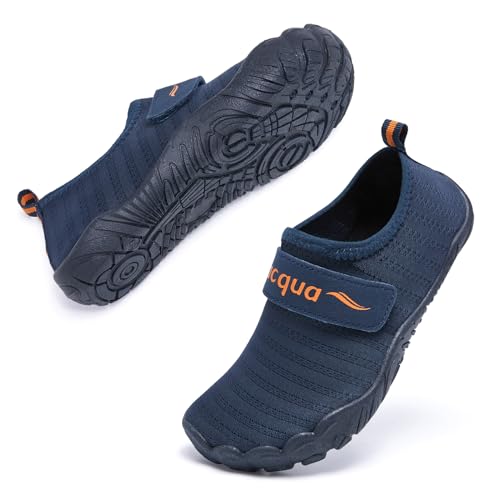 Racqua Buty do wody dla dzieci, chłopców, buty do wody, dla dzieci, buty do pływania dla dziewczynek, Wzk169eu granatowy, 30 EU