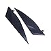 Pair Black Tank Side Fairing Panel Gas Tank Cover Trim Cowl For Yamaha YZF R1 2007 2008