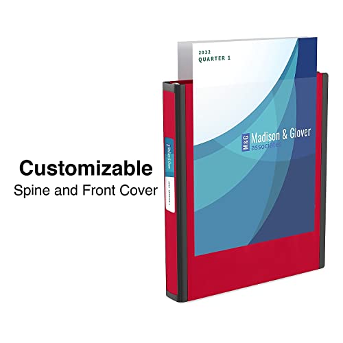 Staples 1-inch 3-Ring Better Binder, Red, 3/Pack (ST55844-CCVS) - Thumbnail 3