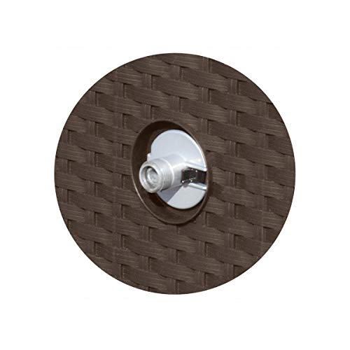 Suncast 225 Ft. Wicker Style Resin Hose Hideaway With Hose Guide, Java #TOP2