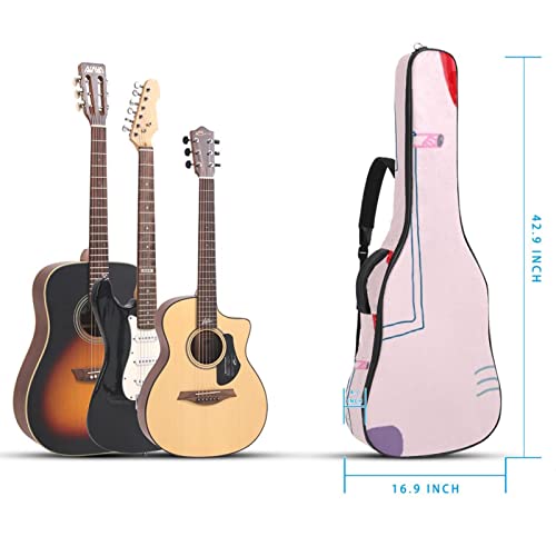 Housse de protection épaisse en éponge imperméable pour guitare acoustique, électrique, basse, guitare classique… - Les Beatles, Paul McCartney, John Lennon, RIngo Starr, George Harrison Housse de protection épaisse en éponge imperméable pour guitare acoustique, électrique, basse, guitare classique… – Image 6