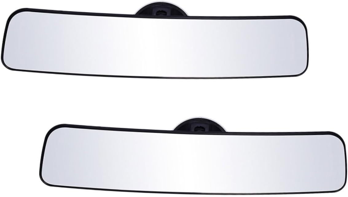 BESTOYARD 2pcs Suction Cup Rear View Mirror for Car Wide Angle Reduction Automotive Interior Accessories Fit