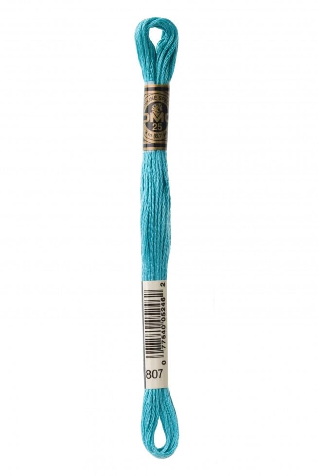 Image of DMC Stranded Cotton Embroidery Thread 807 - per Skein