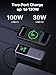 UGREEN Nexode Power Bank 20000mAh 130W Portable Charger 72Wh PD Fast Charging 3-Port USB C Battery Pack with TFT Smart Display for MacBook/iPad/iPhone 17/16/Samsung S24 and More