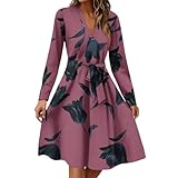 DISEÑO: Este vestido de mujer tiene un diseño de corte tridimensional + cintura, que modifica sutilmente las curvas del cuerpo y resalta el suave encanto de la mujer. Las delicadas costuras y el diseño cortavientos con mangas largas combinan moda y practicidad.