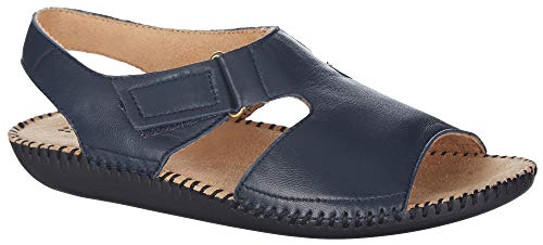 Naturalizer Womens Scout II Sandals 8 Navy Blue