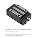 HG15 Linear Guide Rail 2Pcs Set with 4Pcs Slide Block High Precision Strong Interchangeability for CNC Machinery Industrial Automation Durable Cast Iron Construction (HG15-200MM)