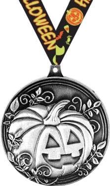 Halloween Medals - 2" Second Place Halloween Contest Awards Prime