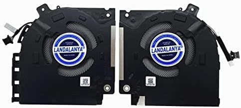 Replacement New Laptop CPU+GPU The Main Cooling Fan for Dell Alienware X15 R1 X15 R2 RTX30 Series 082VD4 0V0G61 DFS5K22305283T FND3 DFS5K22115371S FND2 ND85C42-21F16 ND85C43-21F17 DC5V Fan