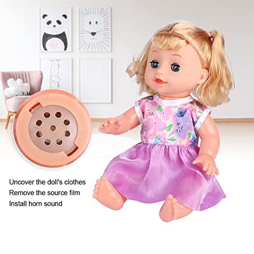 Conjunto de boneca fingida, alta simulação Boneca adorável bebê viva Roupas macias Membros podem se