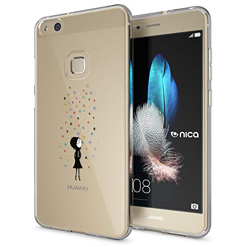 NALIA Funda Carcasa Compatible con Huawei P10 Lite, Motivo Design Movil Protectora Ultra-Fina...