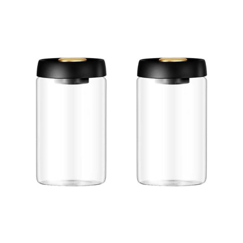 CTRLZS Coffee Beans Glass Jar Household Vacuum Sealed Tank Food Storage Organizer Household Kitchen Containers 1200ml