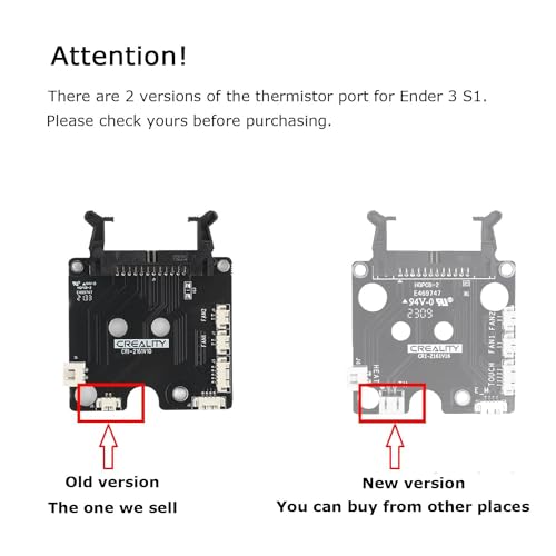 Sprite Extruder -Heizungsblock -Kit Ender 3 S1 Hotend High Temperatur Pro 300 ℃, kompatibel mit Ender 3 S1 Pro/Ender 3 S1 3D -Drucker – Bild 3